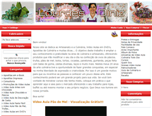 Tablet Screenshot of lourdesdiniz.com.br